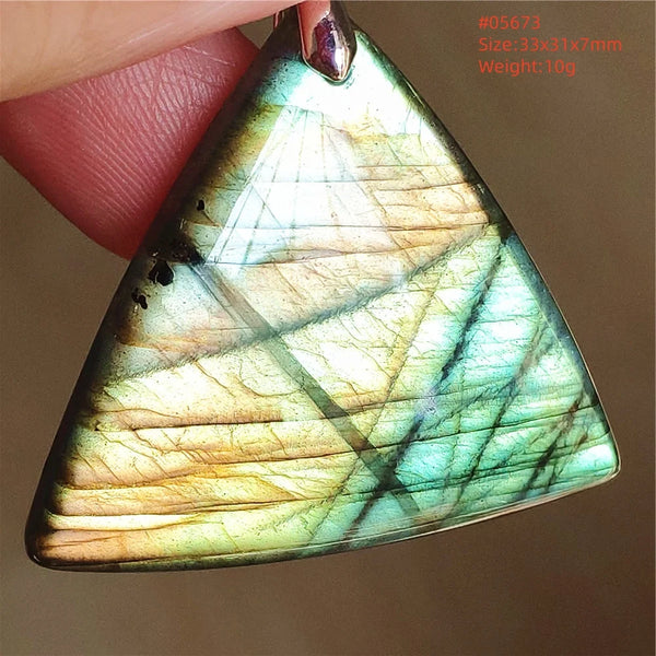 Blue Purple Labradorite Pendant-ToShay.org