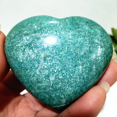 Blue Amazonite Stone Heart-ToShay.org
