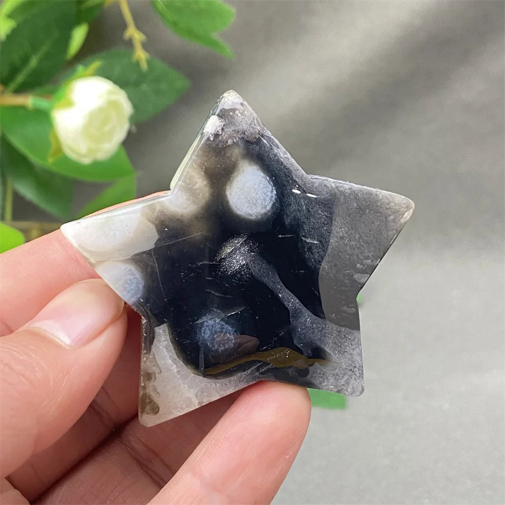 Black Cherry Blossom Agate-ToShay.org