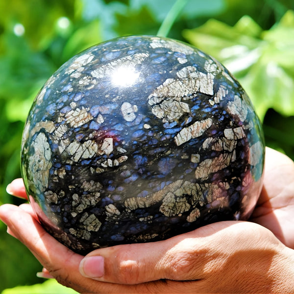 Blue Llanite Quartz Ball-ToShay.org