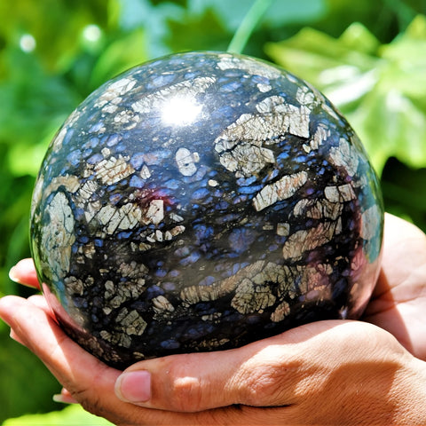 Blue Llanite Quartz Ball-ToShay.org