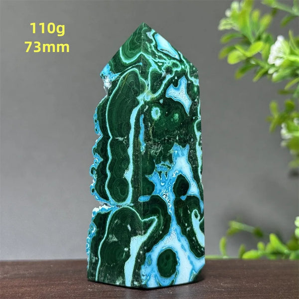 Blue Chrysocolla Tower-ToShay.org