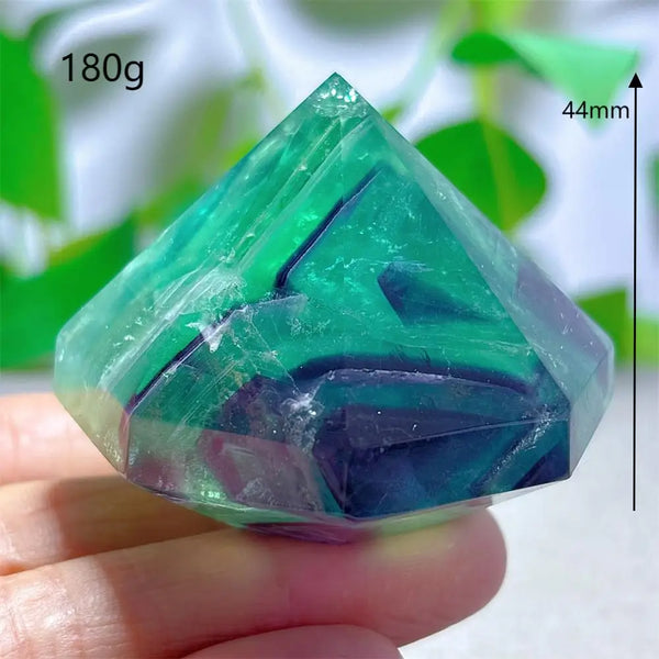 Rainbow Fluorite Diamond-ToShay.org