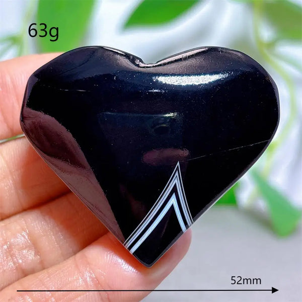 Black Agate Heart-ToShay.org
