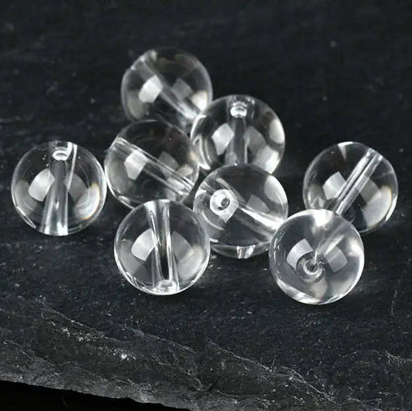 Clear Crystal Quartz Mala Beads-ToShay.org