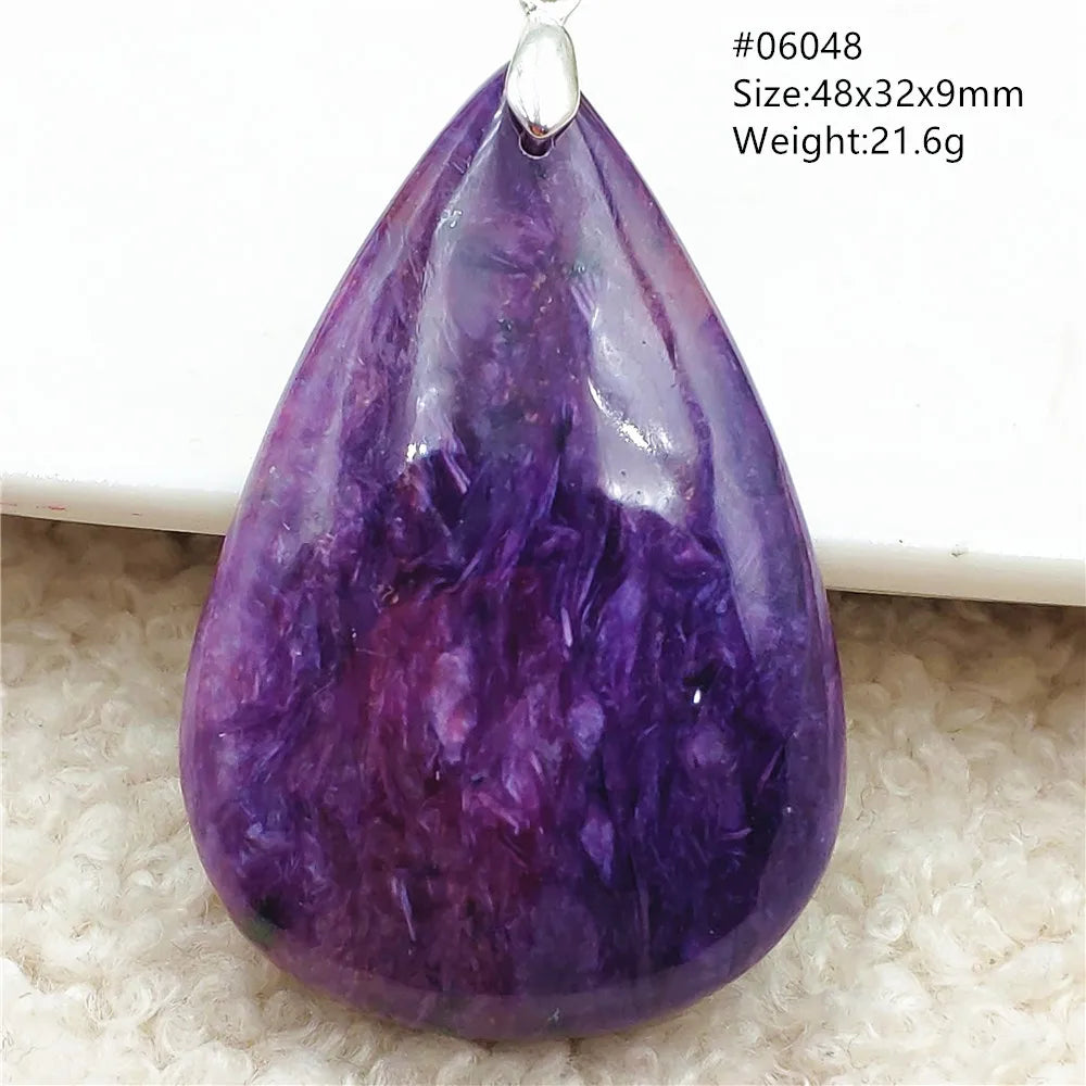 Purple Charoite Pendant-ToShay.org