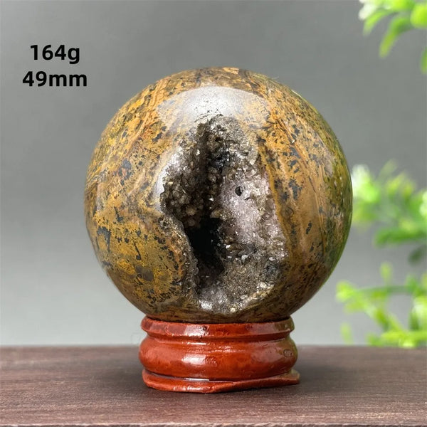 Ocean Jasper Geode Ball-ToShay.org