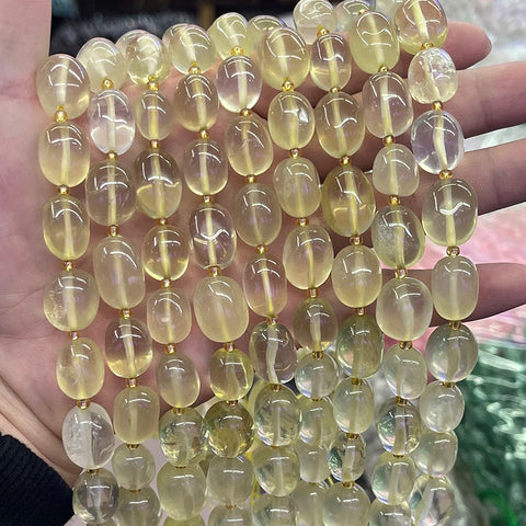 Yellow Lemon Crystal Beads-ToShay.org