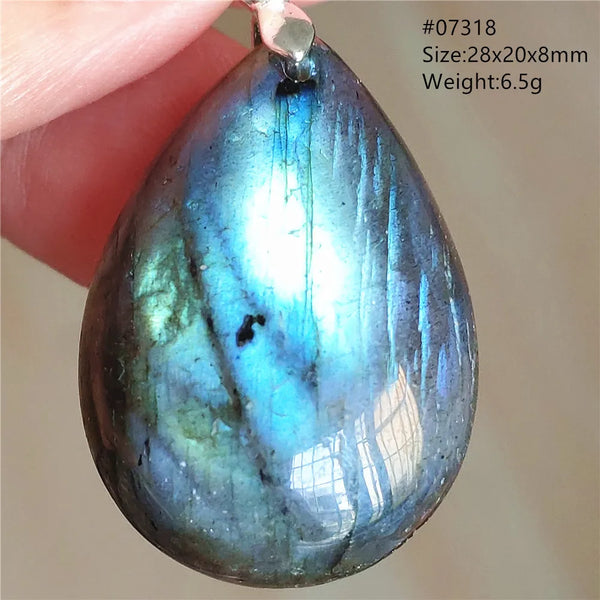 Blue Light Labradorite Pendant-ToShay.org