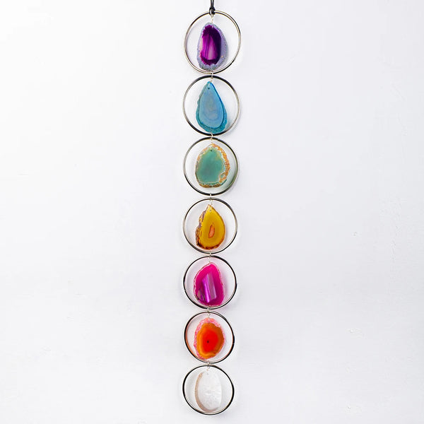 Chakra Tumbled Gemstone Suncatchers-ToShay.org