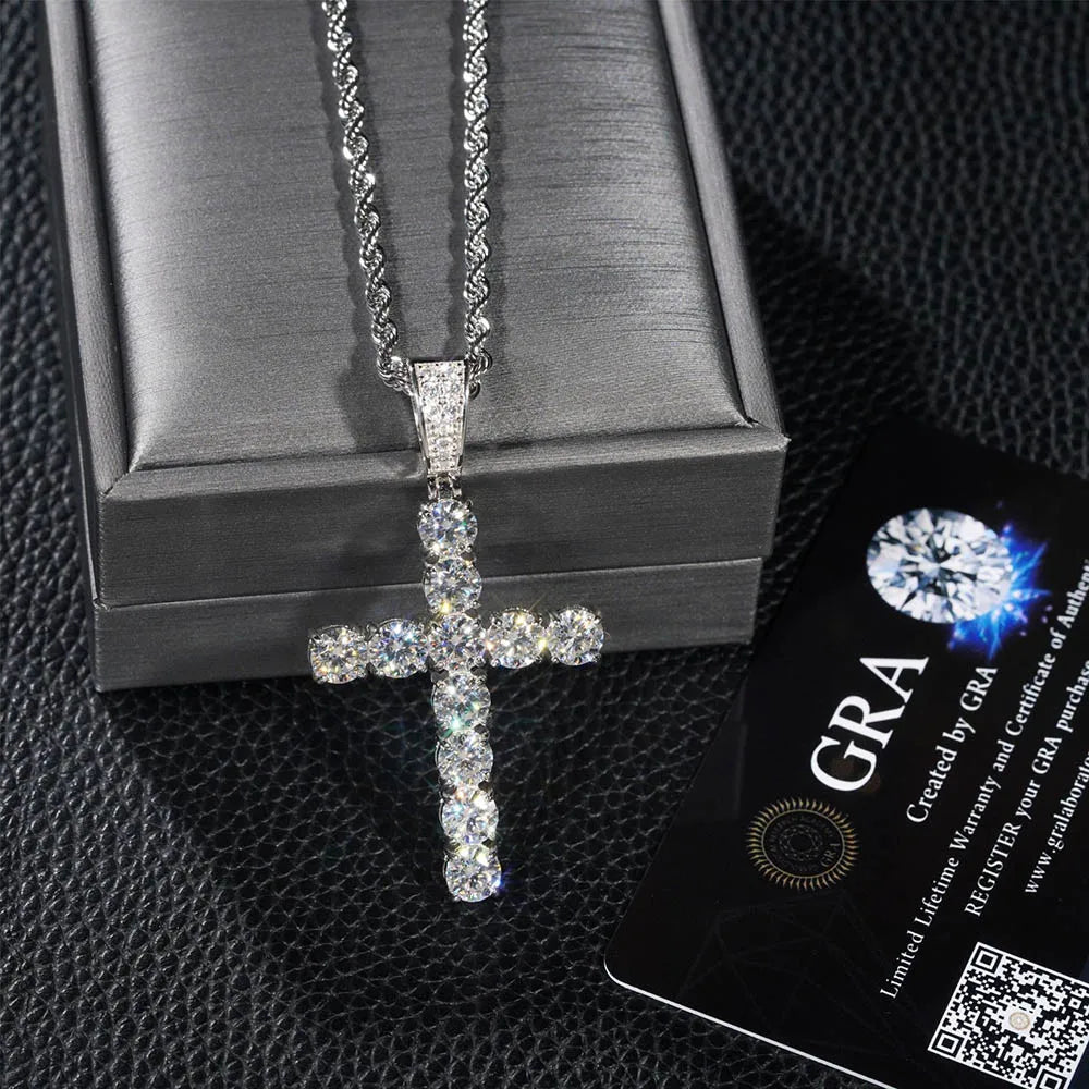 Gold Diamond Cross Pendant-ToShay.org