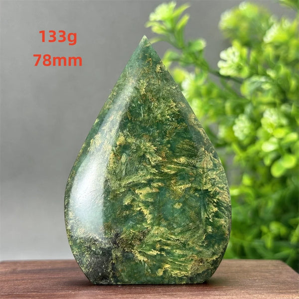 Green Emerald Agate Torch-ToShay.org