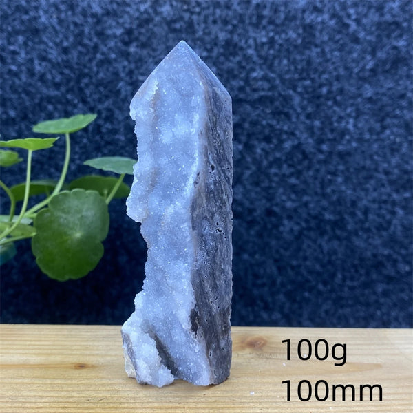 Purple Sphalerite Geode Tower-ToShay.org