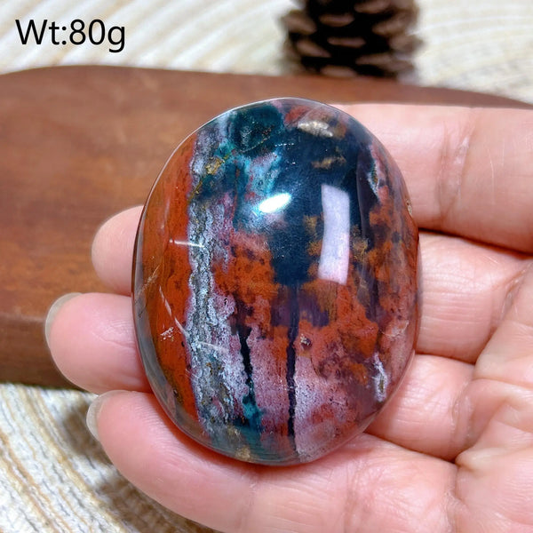 Ocean Jasper Palm Stone-ToShay.org
