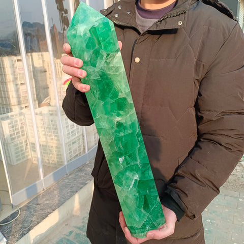 Green Fluorite Tower-ToShay.org