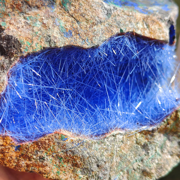 Blue Hair Crystal Cluster-ToShay.org