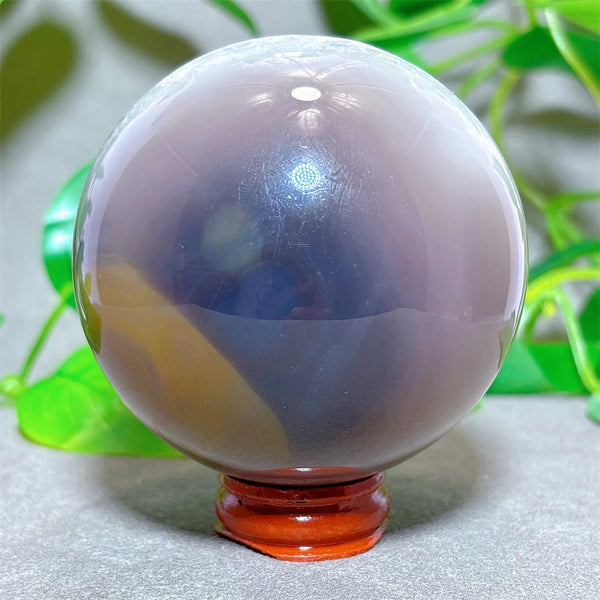 Grey Agate Cluster Ball-ToShay.org