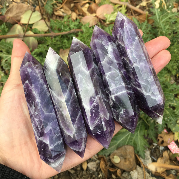 Purple Dream Amethyst Double Point-ToShay.org