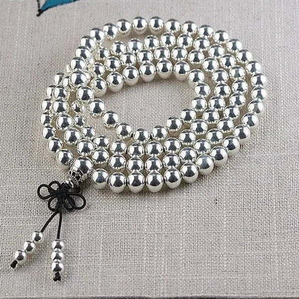 Silver Bead Bracelet-ToShay.org
