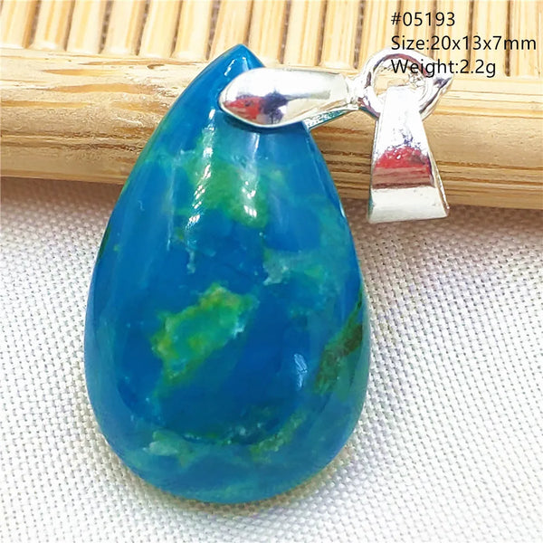 Blue Green Malachite Pendant-ToShay.org