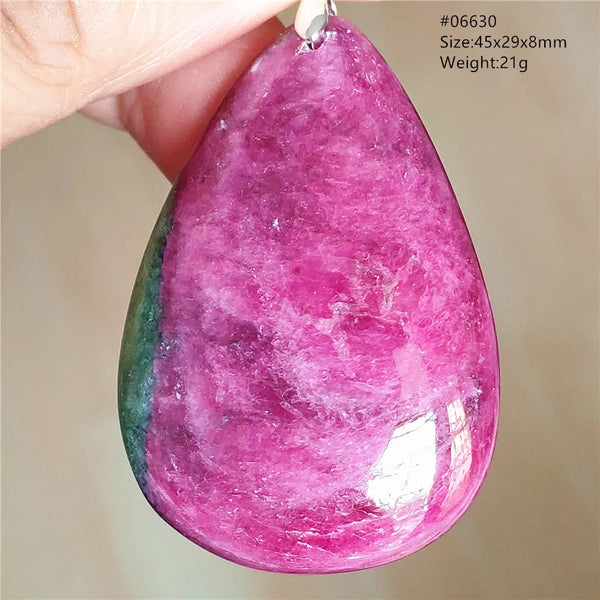 Red Ruby Zoisite Pendant-ToShay.org