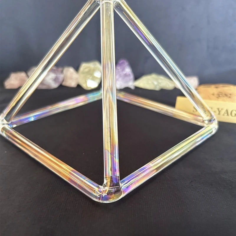 Clear Quartz Singing Pyramid-ToShay.org