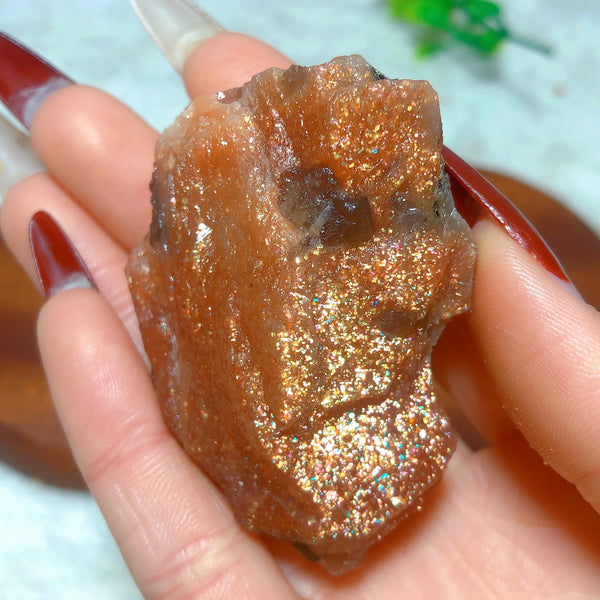 Orange Sunstone Crystal-ToShay.org