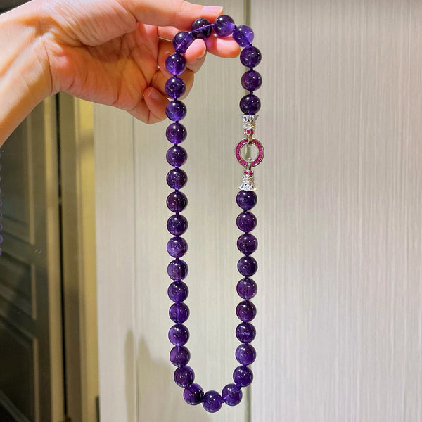 Purple Amethyst Bracelet-ToShay.org