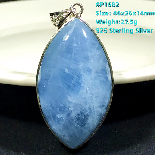 Blue Aquamarine Pendent-ToShay.org