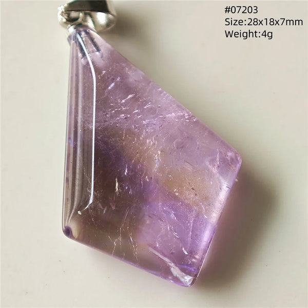 Purple Yellow Ametrine Pendant-ToShay.org