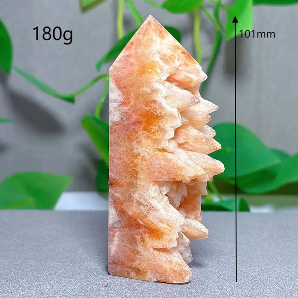 Orange Agate Tooth Cluster Point-ToShay.org