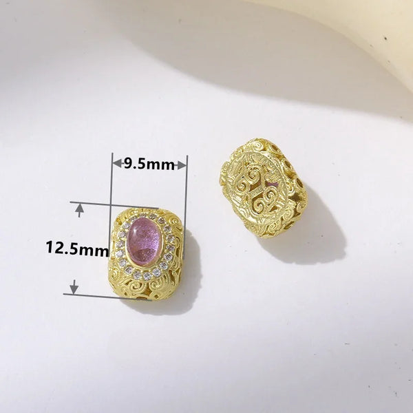 Gold Amethyst Beads-ToShay.org