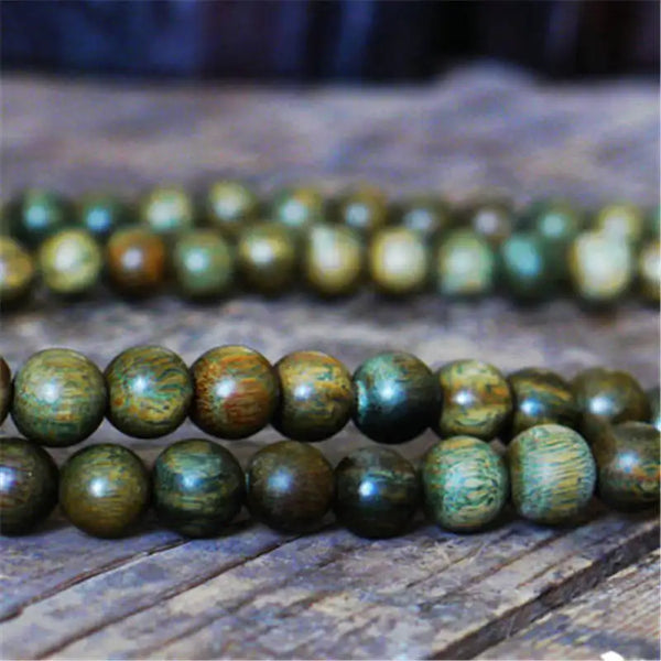 Green Sandalwood Prayer Malas-ToShay.org