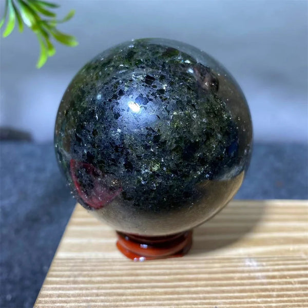 Green Olivine Quartz Ball-ToShay.org