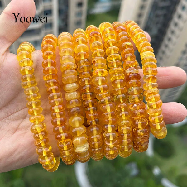 Yellow Amber Bracelet-ToShay.org