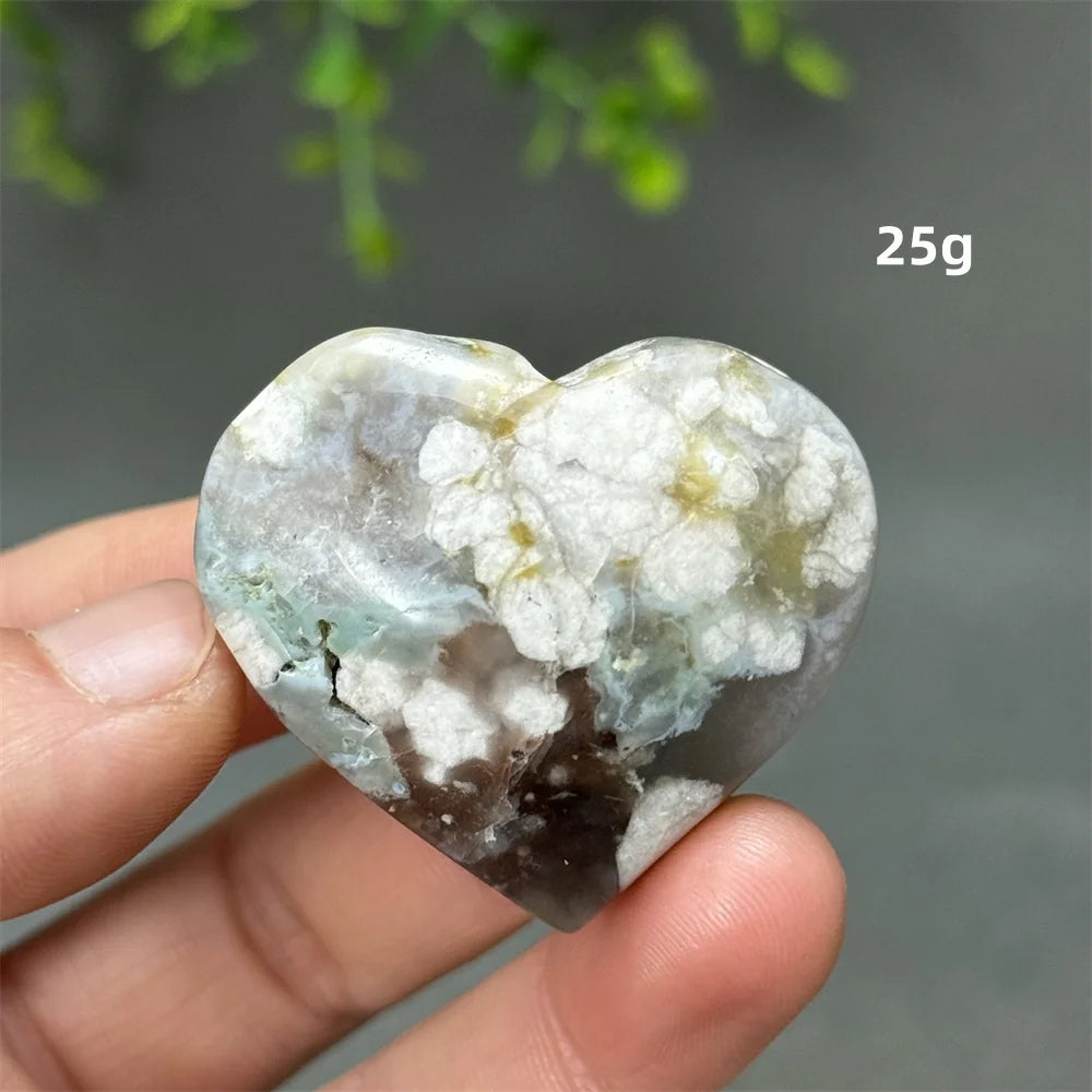 Black Cherry Agate Heart-ToShay.org