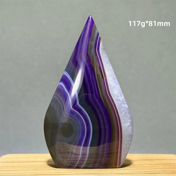 Purple Agate Torch-ToShay.org
