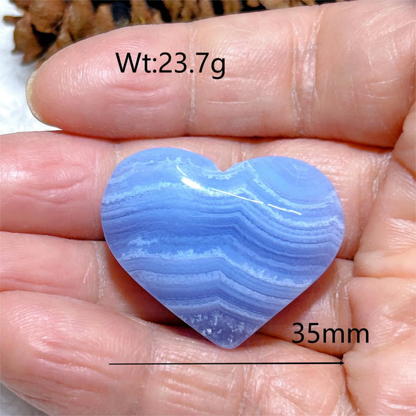 Blue Lace Agate Heart-ToShay.org