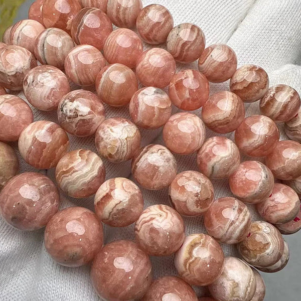 Pink Rhodochrosite Bracelet-ToShay.org