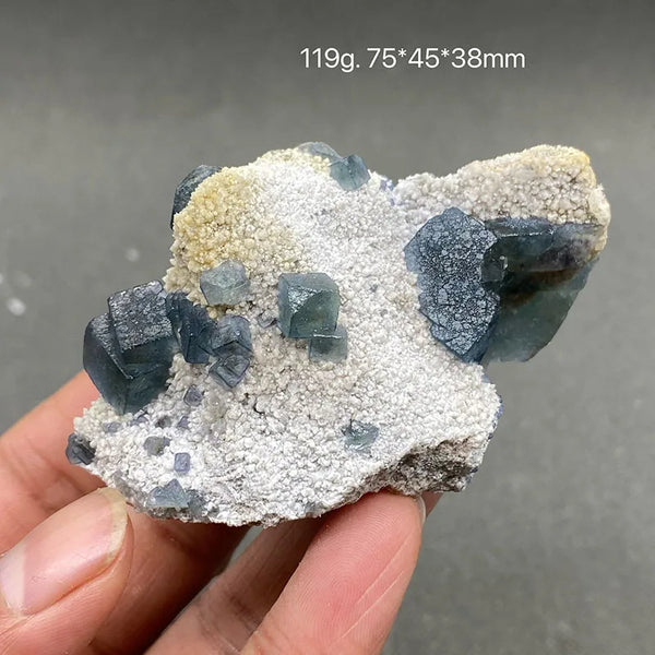 Blue Fluorite Crystal-ToShay.org