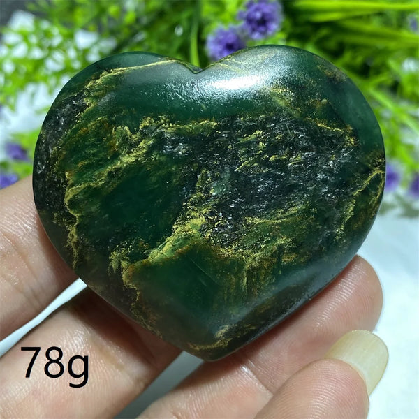 Green Emerald Stone Heart-ToShay.org