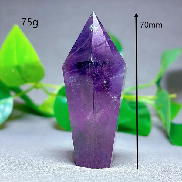 Purple Amethyst Wand Point-ToShay.org