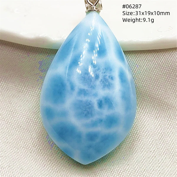 Blue Larimar Pendant-ToShay.org