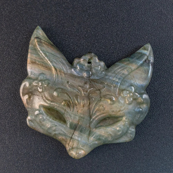 Blue Labradorite Fox Head-ToShay.org