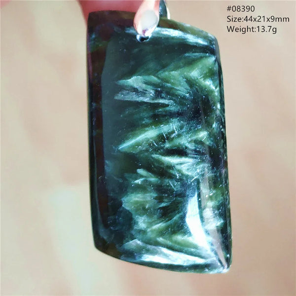 Green Seraphinite Pendant-ToShay.org