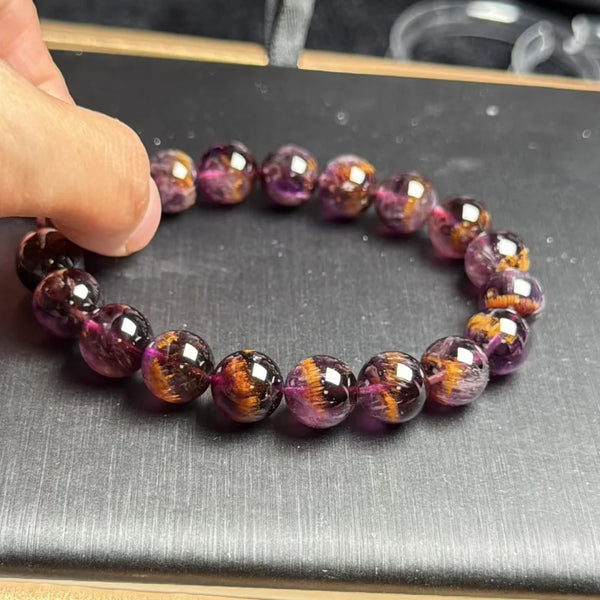 Purple Auralite Bracelet-ToShay.org