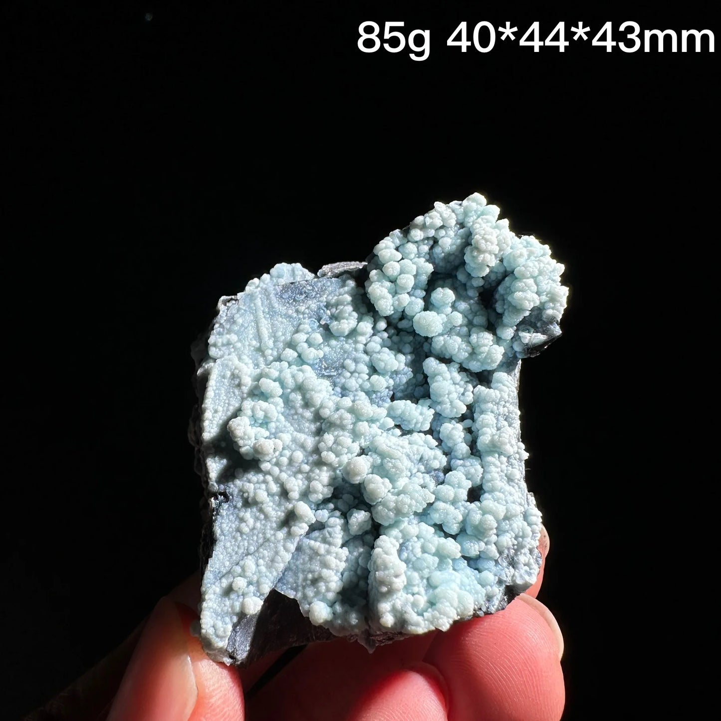 Blue Gibbsite Crystal-ToShay.org