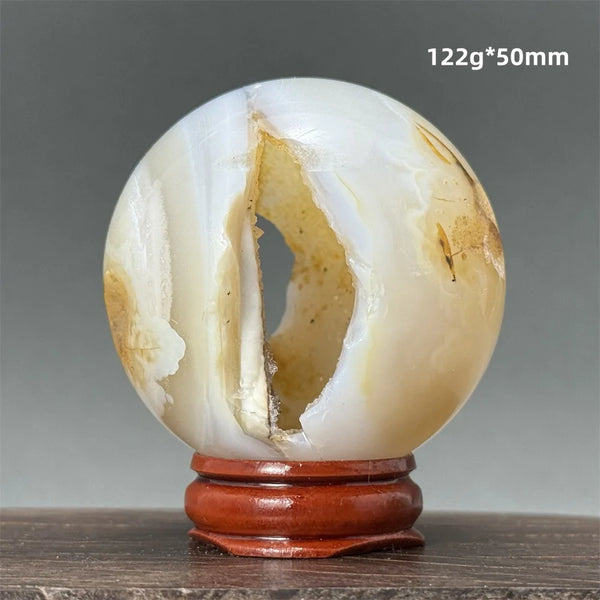 Yellow Agate Quartz Ball-ToShay.org