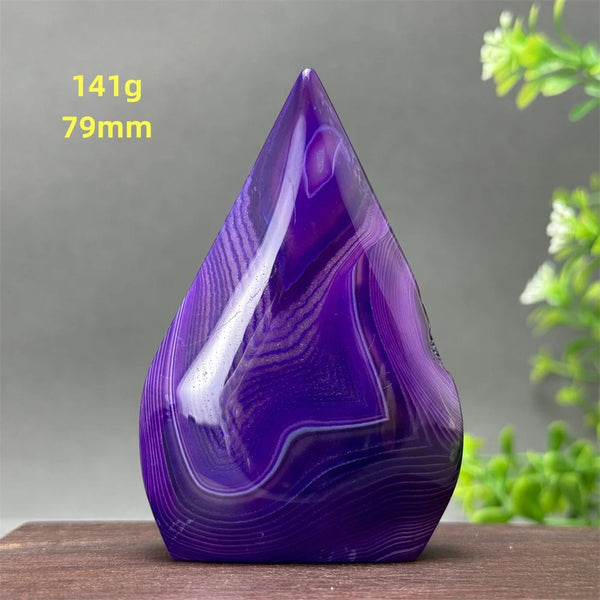 Purple Agate Torch-ToShay.org