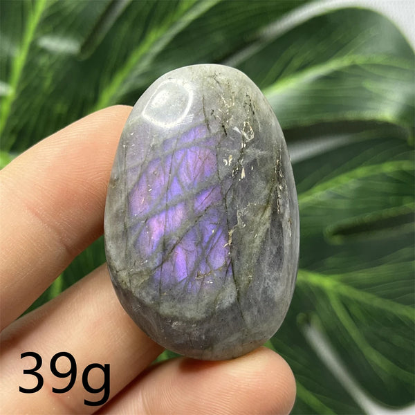 Purple Labradorite Palm Stone-ToShay.org